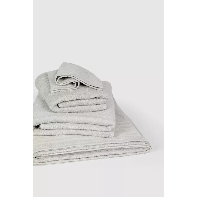 Silver - Back - Debenhams Cotton Bath Towel