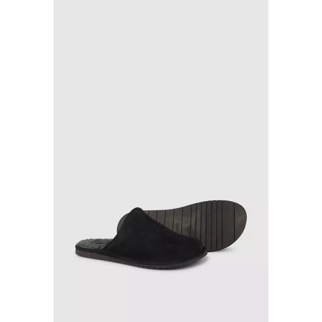 Black - Lifestyle - Debenhams Mens Suede Slippers