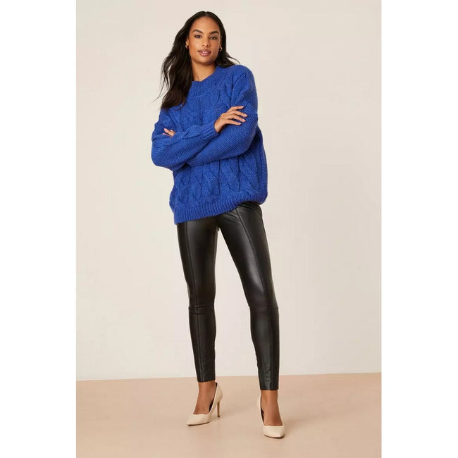Cobalt Blue - Lifestyle - Dorothy Perkins Womens-Ladies Cable Knit Regular Jumper