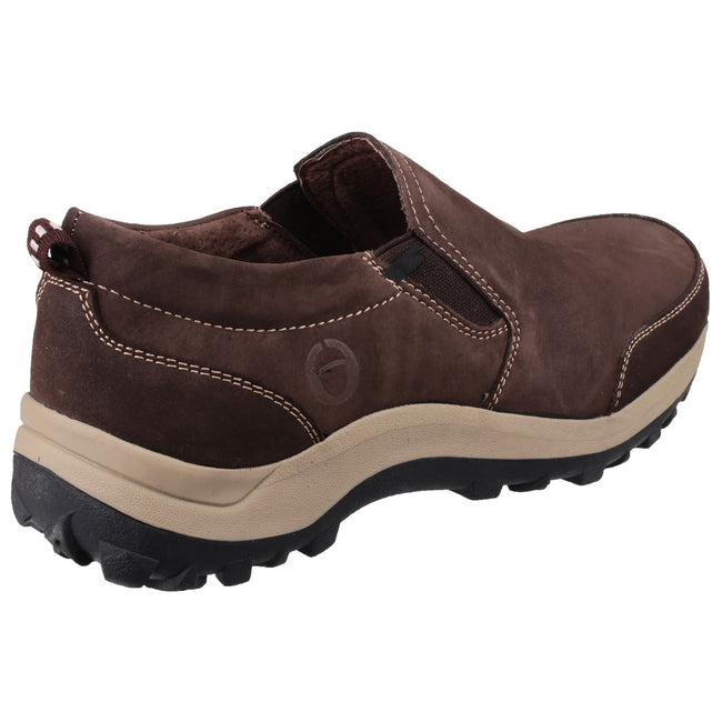 Brown - Lifestyle - Cotswold Mens Sheepscombe Slip On Twin Gusset Shoes