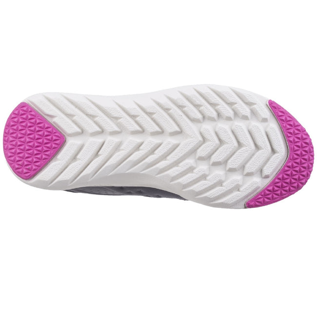 Grey-Fuchsia-White - Side - Cotswold Womens-Ladies Luckington Casual Trainers