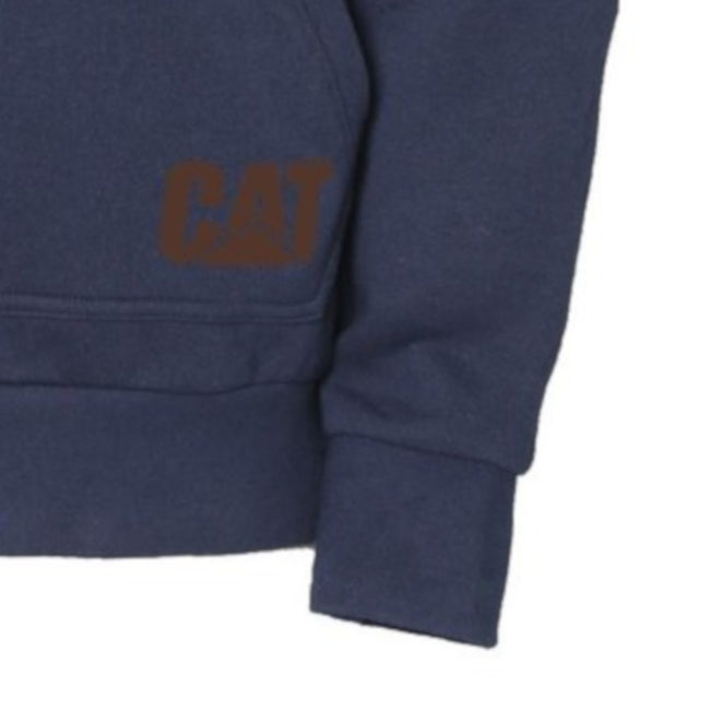 Blue - Back - Caterpillar Mens Basic Hoodie