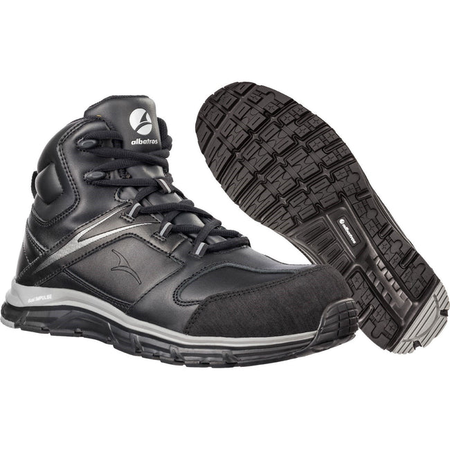 Black - Lifestyle - Albatros Mens Vigor Impulse Mid Safety Boots