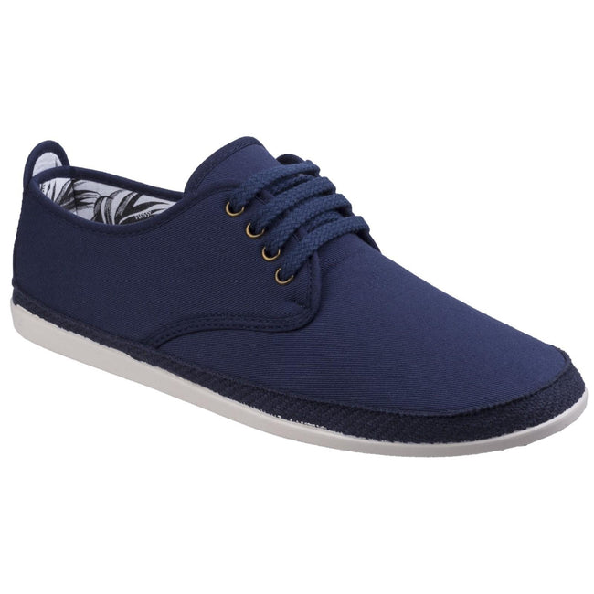 Navy - Front - Flossy Yago Mens Beach Espadrille