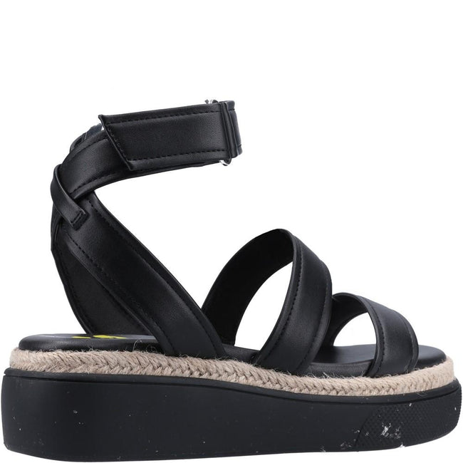 Black - Side - Rocket Dog Womens-Ladies Franki Sandals