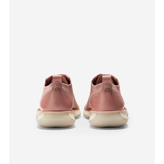 Blush Red-Ivory - Side - Cole Haan Womens-Ladies Zerogrand Stitchlite Oxfords