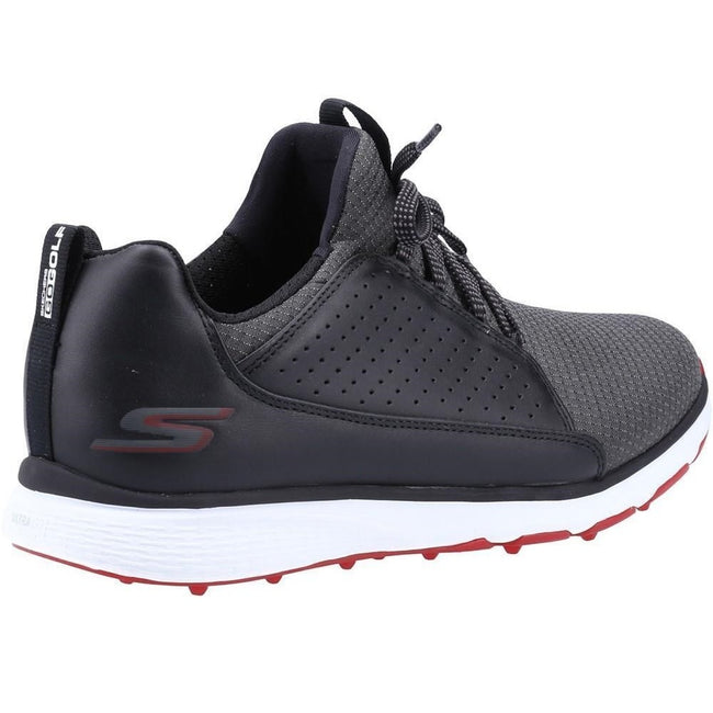 Black-Red - Side - Skechers Mens Go Golf Mojo Elite Leather Trainers