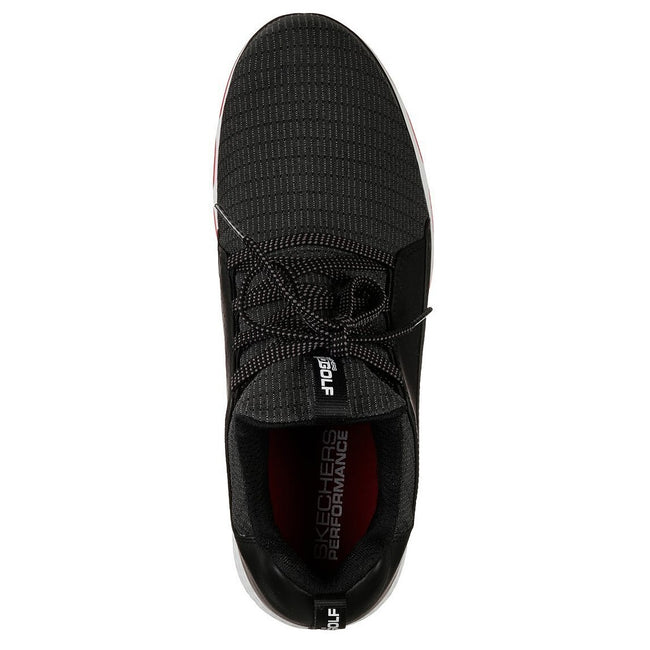 Black-Red - Pack Shot - Skechers Mens Go Golf Mojo Elite Leather Trainers