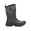 Black-Heather Grey - Back - Muck Boots Womens-Ladies Arctic Ice Wellington Boots