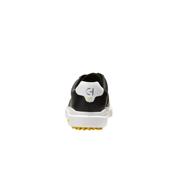 Black-White - Side - Cole Haan Mens GrandPro AM Golf Shoes