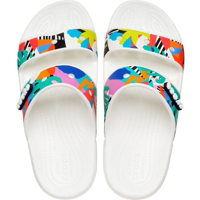 Multicoloured - Lifestyle - Crocs Unisex Adult Classic Resort Retro Sandals