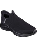Black - Back - Skechers Mens Ultra Flex 3.0 Smooth Step Trainers