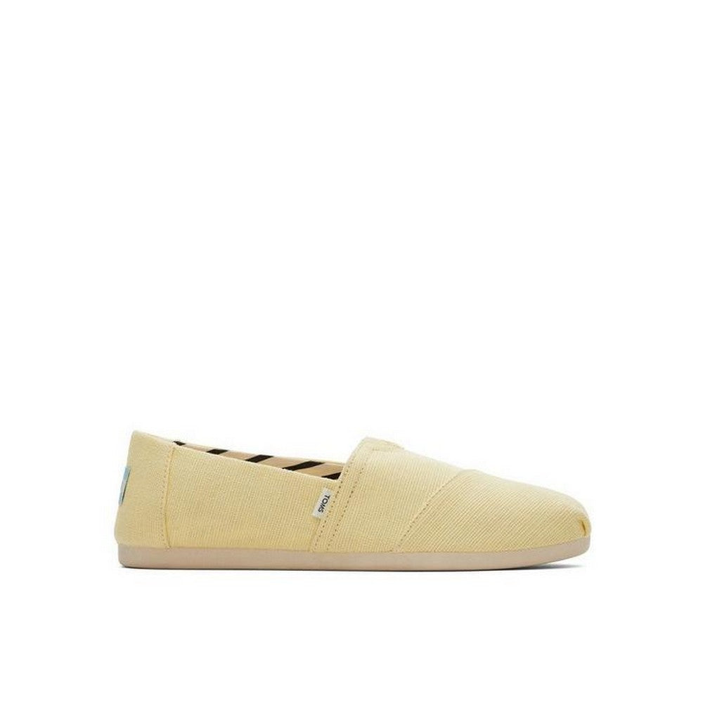 Yellow - Pack Shot - Toms Mens Alpargata Washed Canvas Espadrilles