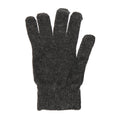 Grey - Front - Mens Plain Magic Gloves With Wool