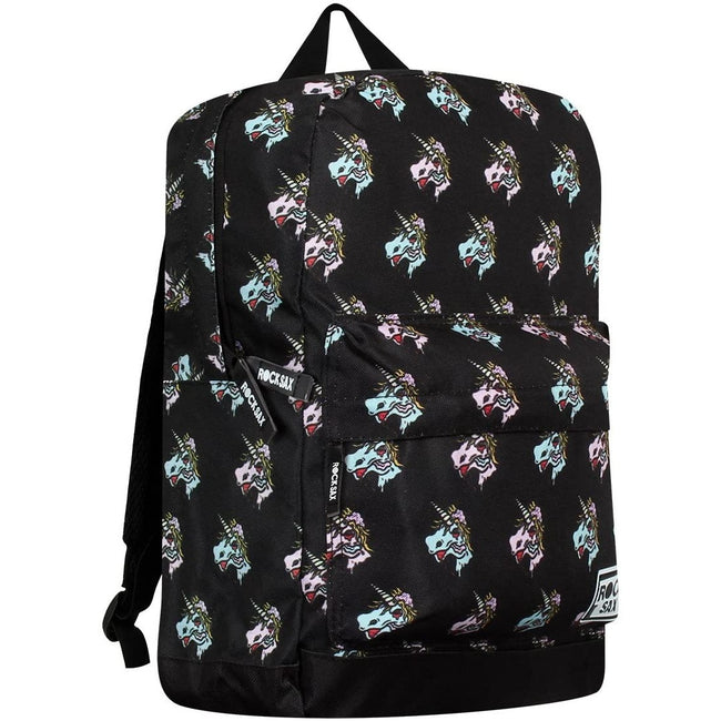 Black - Side - RockSax Unicorn Backpack