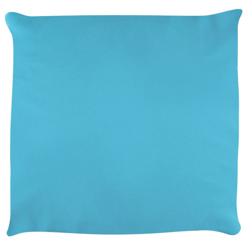 Sky Blue-Grey - Back - Spooky Cat Reading Grimoire Cushion