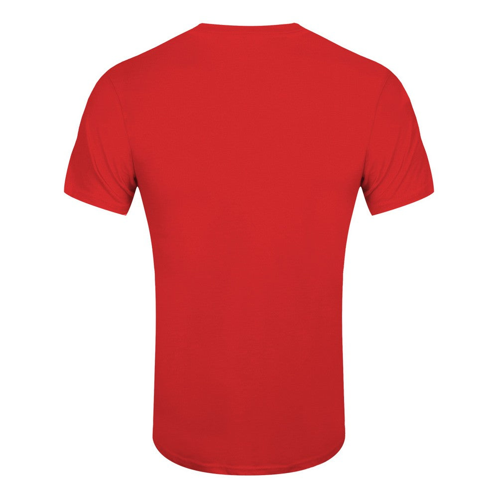 Red-Yellow-Grey - Back - Pop Factory Mens You Rock You Rule T-Shirt