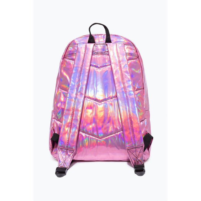 Pink - Back - Hype Holographic Backpack