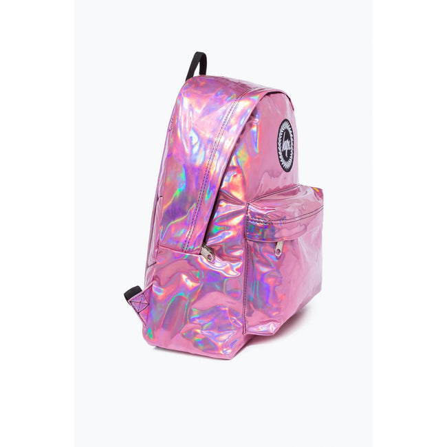 Pink - Side - Hype Holographic Backpack
