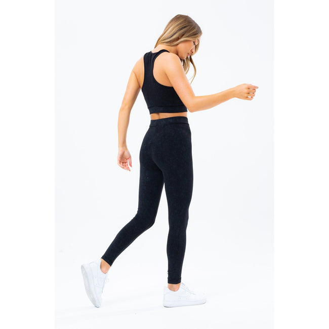 Black - Lifestyle - Hype Womens-Ladies Vintage Leggings