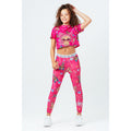 Pink - Side - Hype Girls Bae Wheels LOL Surprise Crop T-Shirt