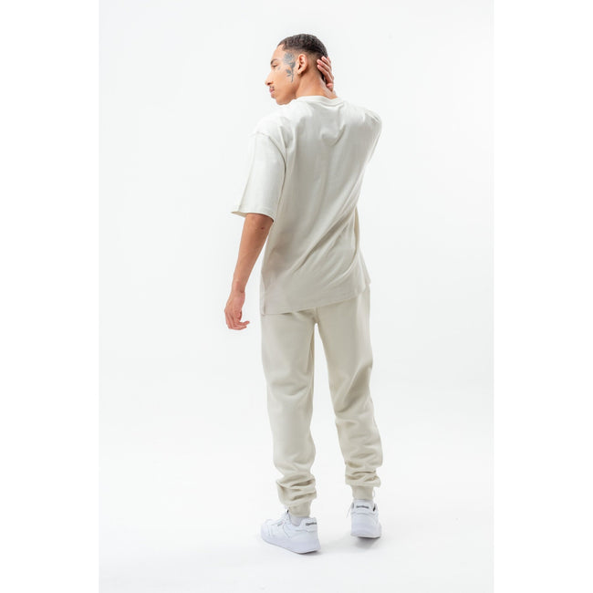 Beige - Lifestyle - Hype Unisex Adult Continu8 Oversized T-Shirt