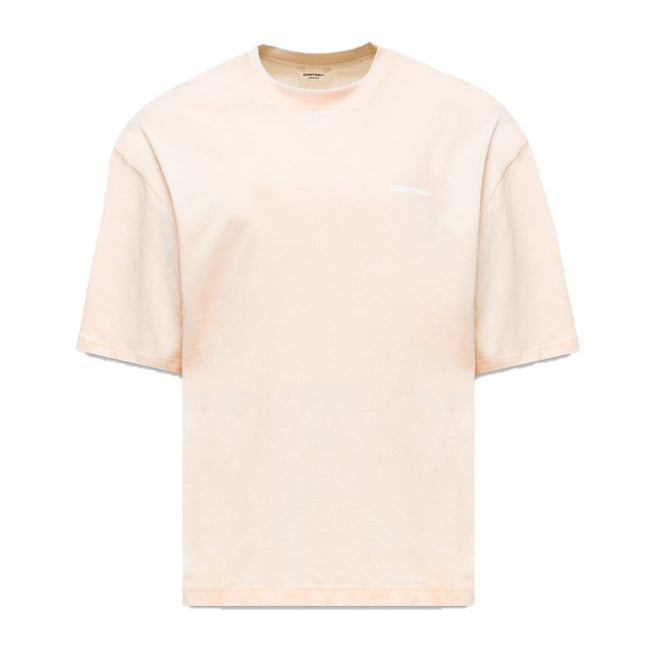Blush - Front - Hype Unisex Adult Continu8 Oversized T-Shirt