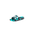 Blue - Front - Hype Childrens-Kids Wave Camo Sliders