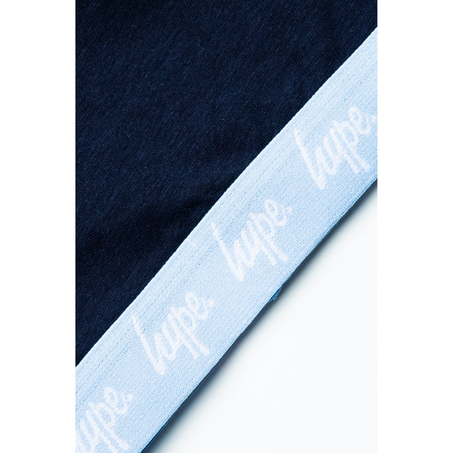 Black-Sky Blue - Pack Shot - Hype Girls Underwear Set