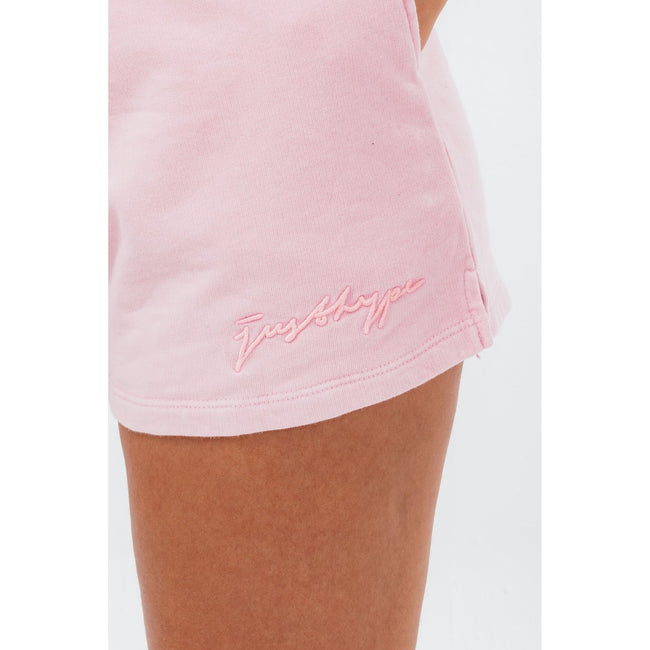Pink - Lifestyle - Hype Womens-Ladies Baggy High Waist Jersey Shorts
