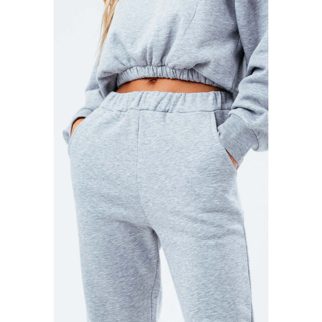 Grey - Pack Shot - Hype Womens-Ladies Jogging Bottoms