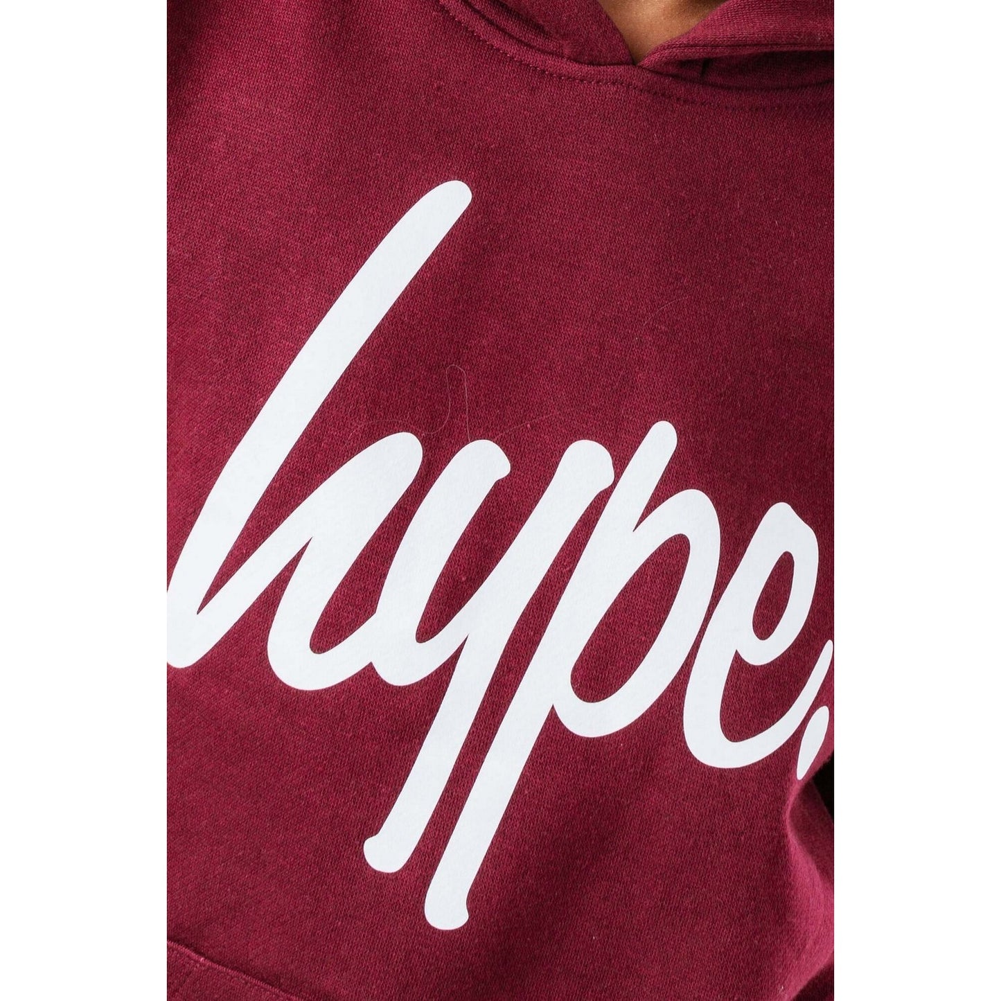 Burgundy - Pack Shot - Hype Childrens-Kids Script Tracksuit Set