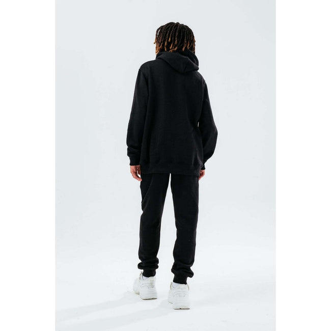 Black - Back - Hype Childrens-Kids Double Logo Tracksuit Set