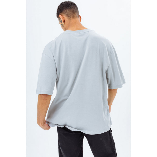 Grey - Pack Shot - Hype Unisex Adult Continu8 Oversized T-Shirt