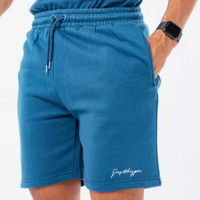 Blue-Beige - Back - Hype Mens Lagoon Casual Shorts (Pack of 2)