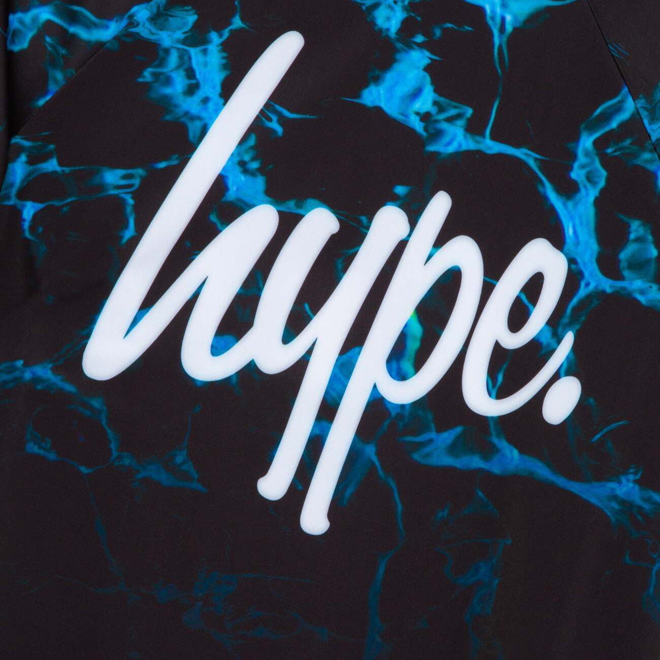 Black-Blue - Lifestyle - Hype Boys Marble Effect Rash Guard