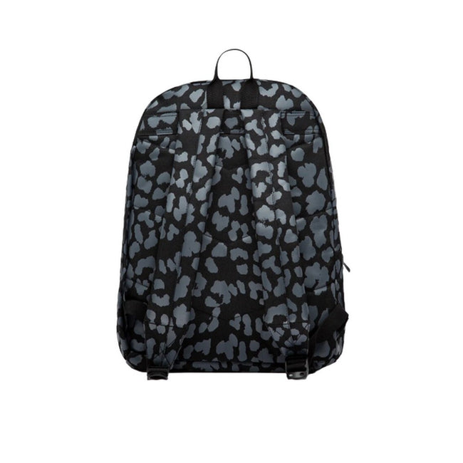 Black-Grey - Back - Hype Leopard Print Backpack