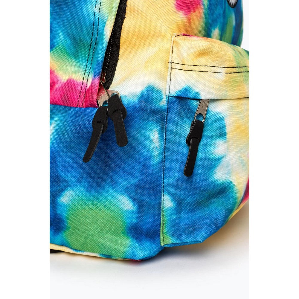 Multicoloured - Back - Hype Unisex Tie Dye Backpack