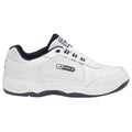 White-Navy - Front - Gola Mens Belmont WF Wide Fit Trainers