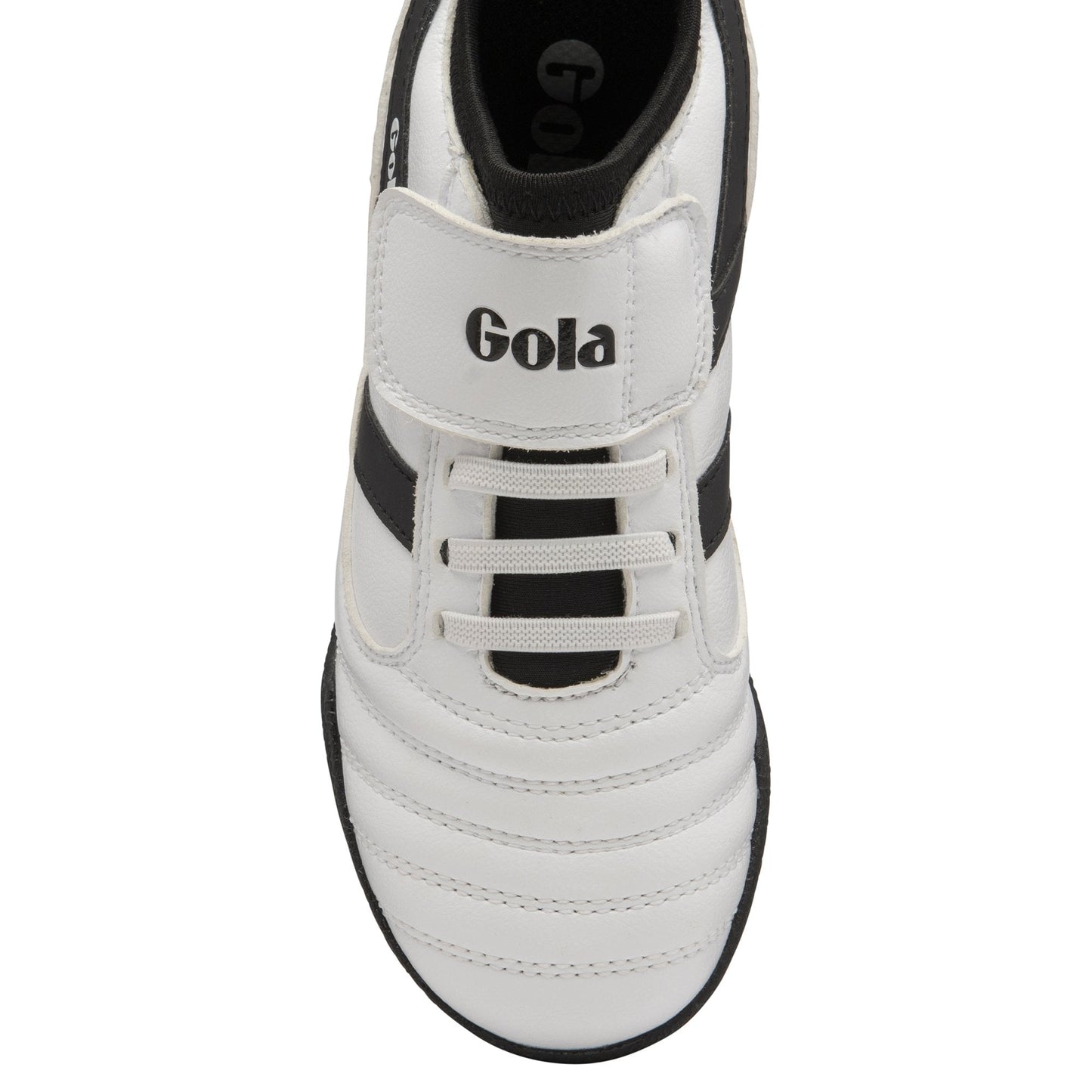 White-Black - Side - Gola Childrens-Kids Ceptor Turf Astro Turf Trainers