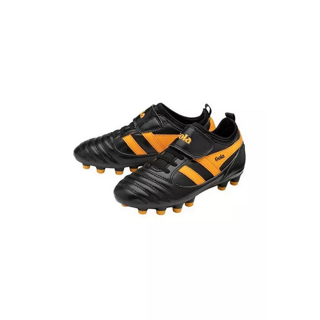Black-Sun Yellow - Lifestyle - Gola Childrens-Kids Performance Ceptor MLD QF Football Boots