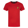 Red - Front - Star Trek Official Mens Command Uniform T-Shirt