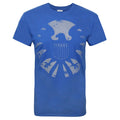 Blue - Front - Marvel Official Mens Avengers Distressed Shield T-Shirt