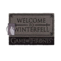 Grey-Black - Front - Game Of Thrones Official House Stark Welcome To Winterfell Door Mat