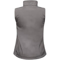 Seal Grey-Black - Back - Regatta Womesn-Ladies Octagon II Printable Soft Shell Bodywarmer