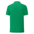 Kelly Green - Back - Fruit Of The Loom Mens Iconic Pique Polo Shirt