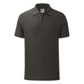 Light Graphite - Front - Fruit Of The Loom Mens Iconic Pique Polo Shirt