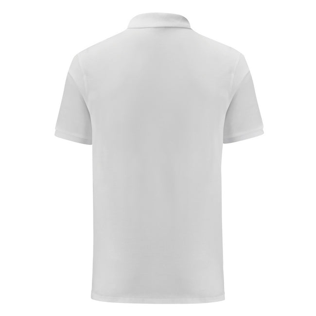 White - Back - Fruit Of The Loom Mens Iconic Pique Polo Shirt
