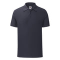 Deep Navy - Front - Fruit Of The Loom Mens Iconic Pique Polo Shirt