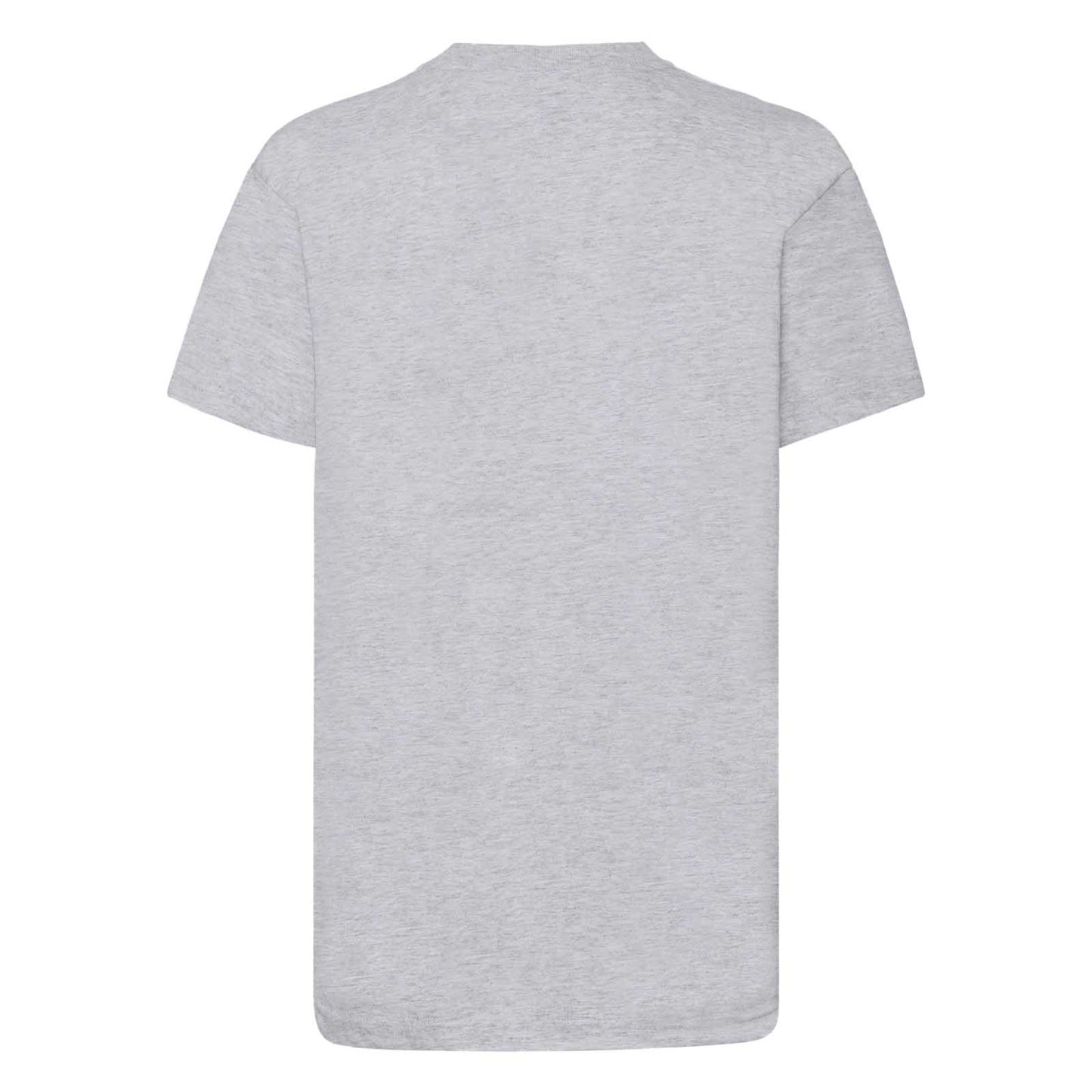Grey Heather - Back - Fruit of the Loom Mens Vintage Small Logo T-Shirt